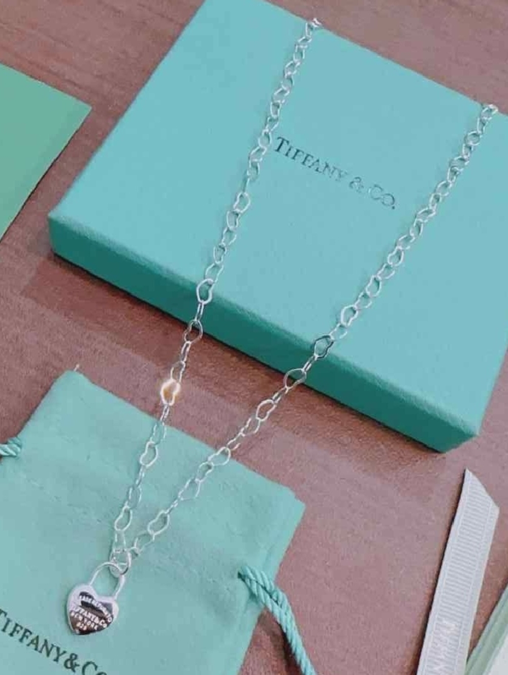 Silver Heart Necklace - Picture 3 of 6